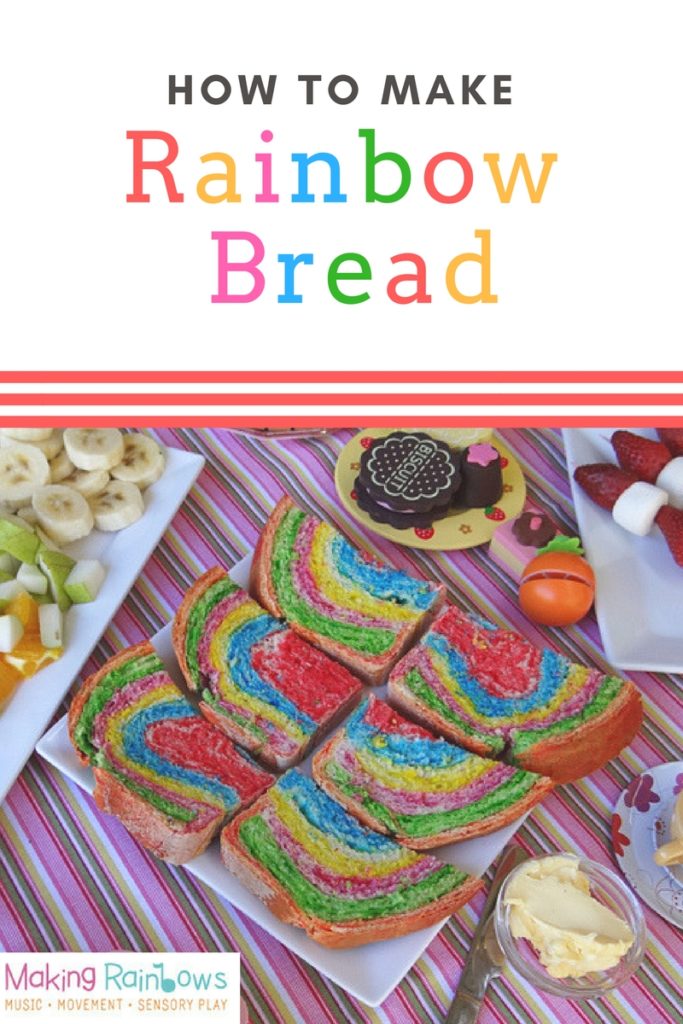 Rainbow Bread Recipe - Making Rainbows